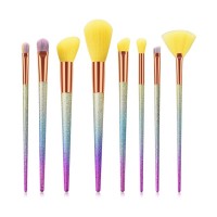 8PCS Makeup Brushes Powder Foundation Eyeshadow Eyeliner Lip Cosmetic Brush