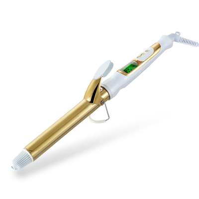 2019 Newest Gold Electroplating Auto Steam Hair Brush Curler,Curling Iron,Roller